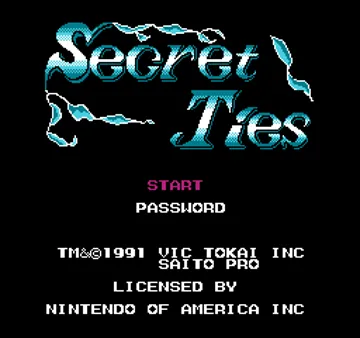 Secret Ties (USA) (Proto) screen shot title